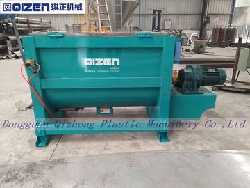 Recycled Plastic Granulation Horizontal Ribbon Mixer Air Operated Outlet 300KG